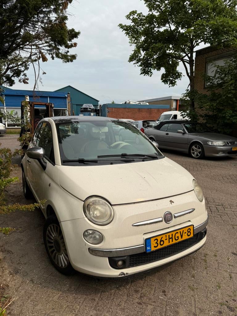Fiat 500 in onderdelen te koop, Ophalen, Voor, Fiat, Motorkap