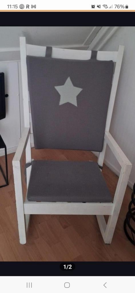 Leuke schommelstoel voor kinder of babykamer, Kinderen en Baby's, Kinderkamer | Complete kinderkamers, Ophalen, Gebruikt, Jongetje of Meisje
