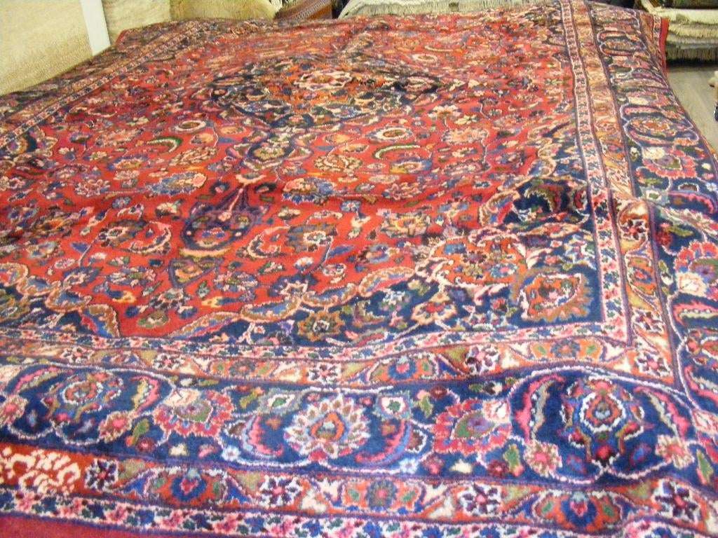 Handgeknoopt Perzisch Tapijt Mashhed Iran Maat:2.50X3.60,m, 200 cm of meer, Ophalen of Verzenden, Zo goed als nieuw, 200 cm of meer