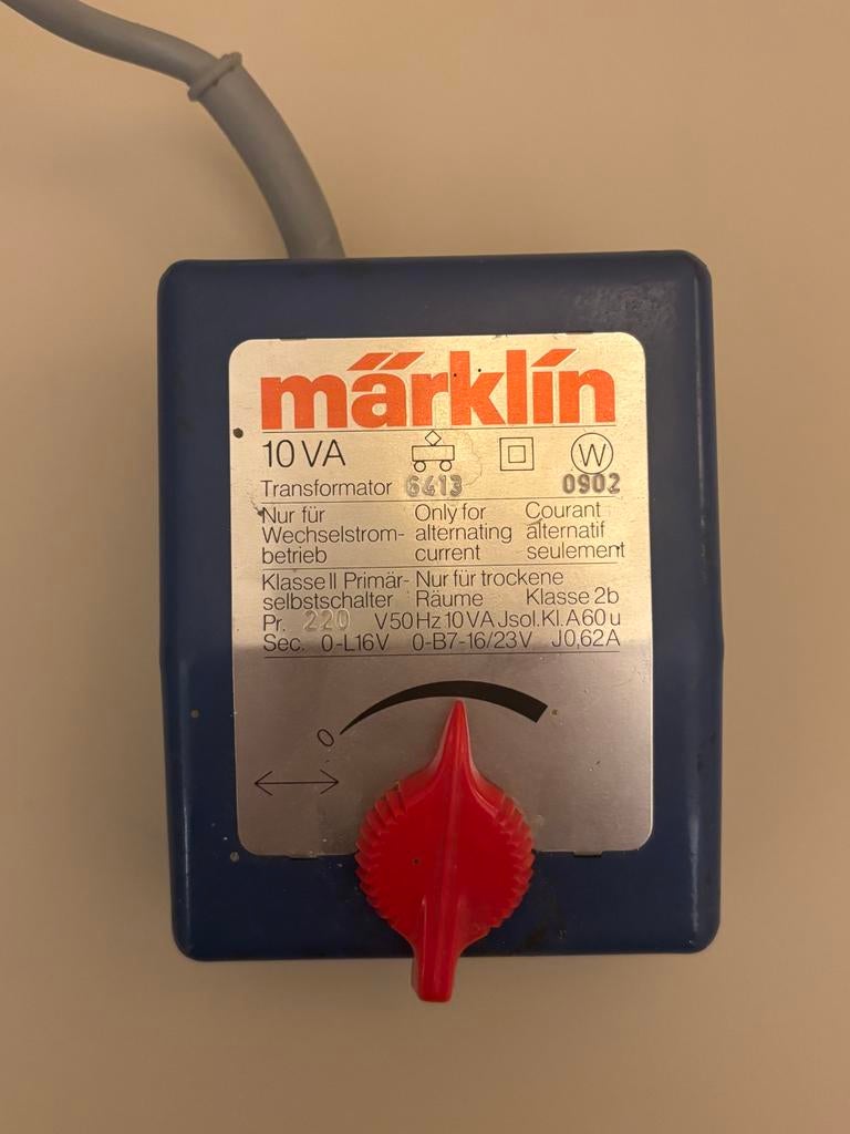 Marklin 6413 Transformator - Zeer Goede Staat, Ophalen of Verzenden, Zo goed als nieuw, Analoog, Märklin