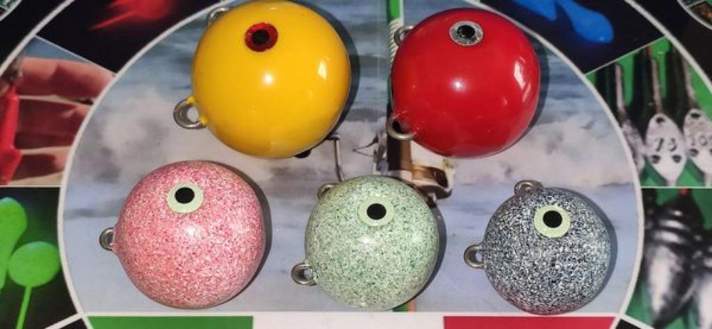 tussen 115 >>>>en >>>>1370gr Noordse Devil ear balls, Ophalen of Verzenden, Nieuw, Dobber of Lood