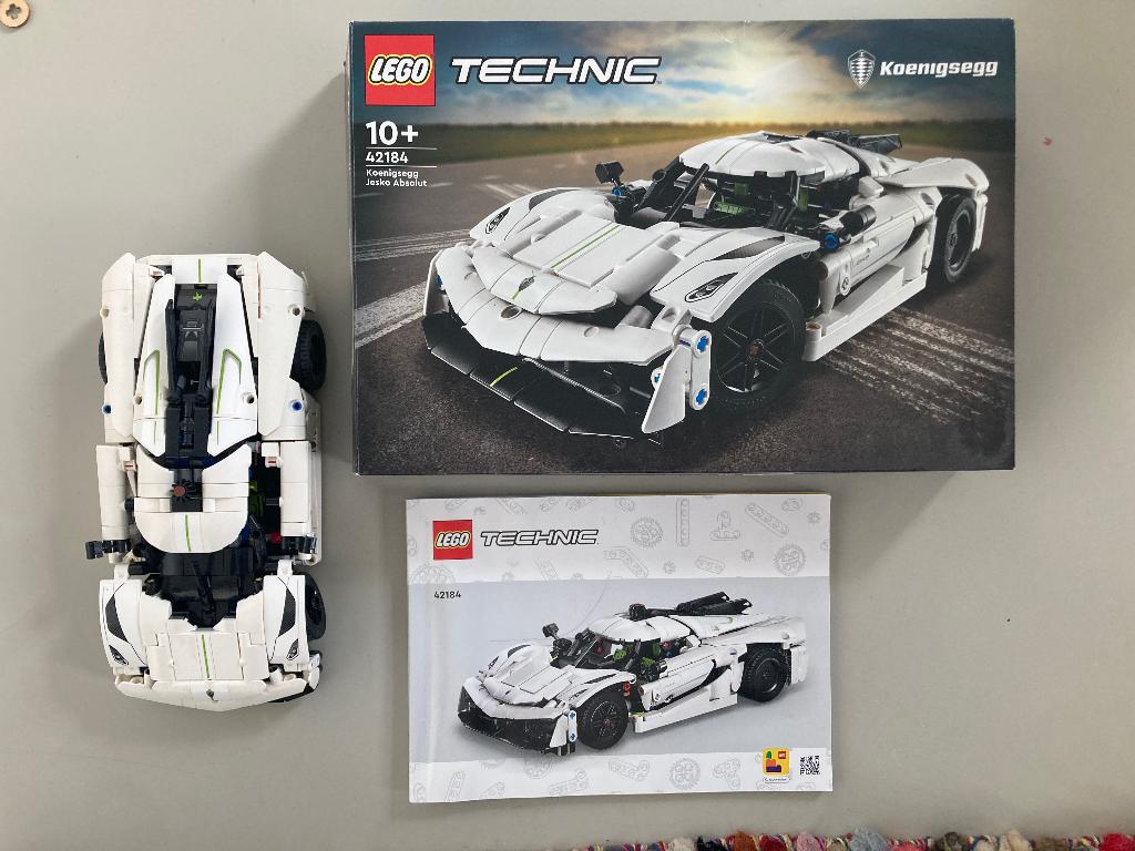 Lego Technic 42184 - Koenigsegg jesko absolut, Ophalen, Zo goed als nieuw, Complete set, Lego