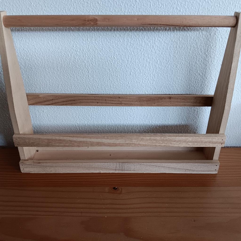 Houten rekje voor kruiden of flesjes, Huis en Inrichting, Ophalen of Verzenden, Zo goed als nieuw