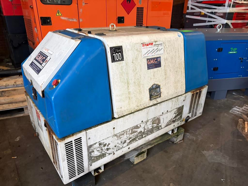 Lister petter 22 kVA weinig uur noodstroom aggregaat, Ophalen of Verzenden, Zo goed als nieuw, Dieselolie