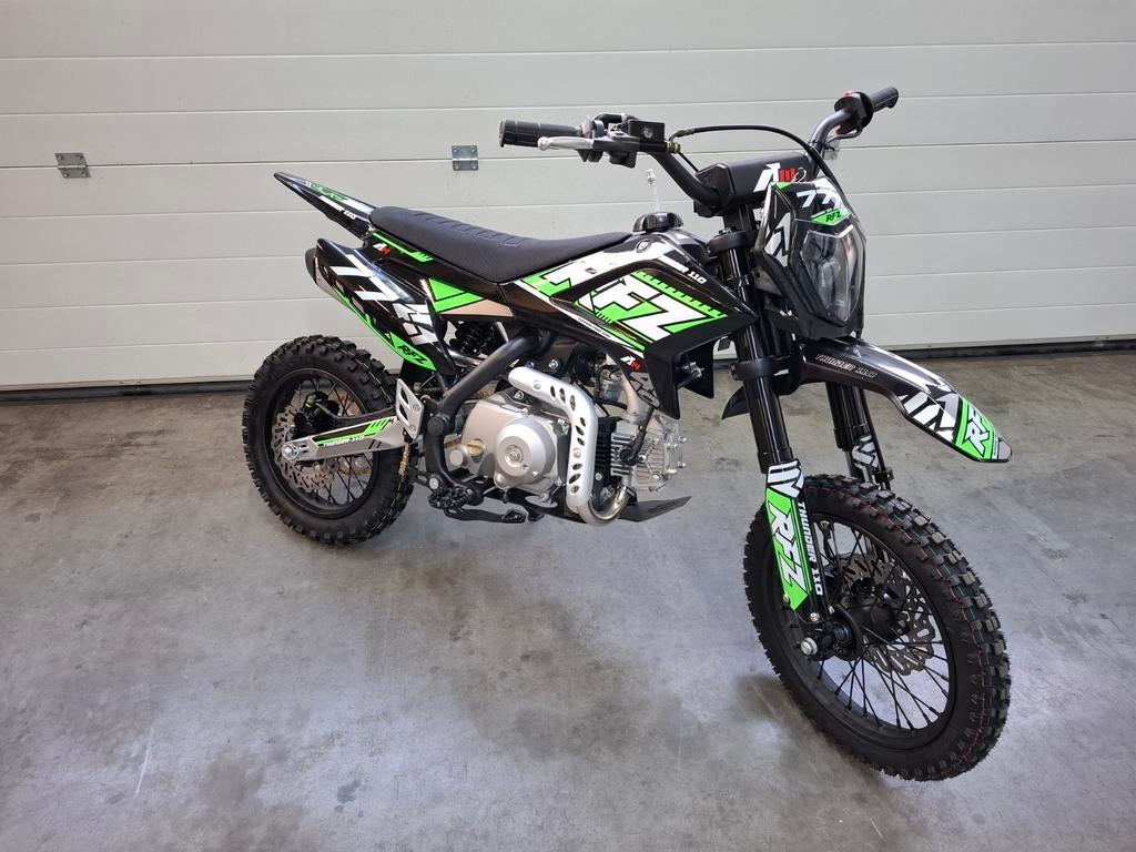 NIEUW! Apollo thunder 110cc automaat crossmotor pitbike, Fietsen en Brommers, Minibikes, Midibikes en Pitbikes, Ophalen of Verzenden