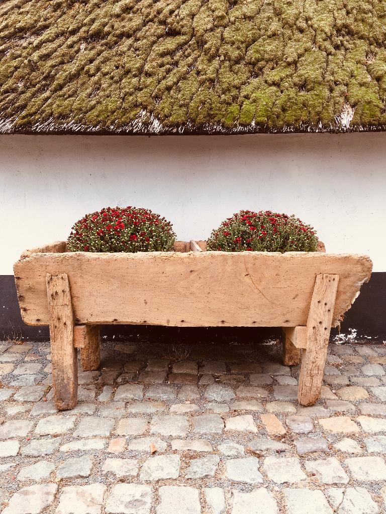 Héél oude authentieke voedertrog uit boerderij, Antiek en Kunst, Curiosa en Brocante, Ophalen