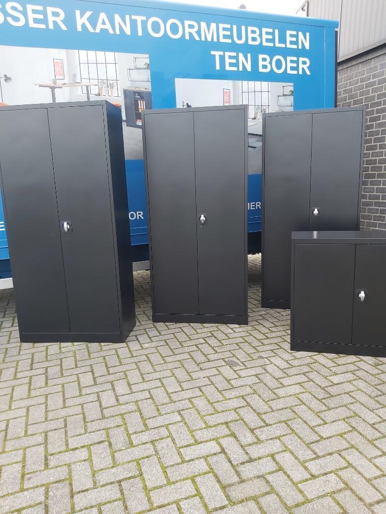 Kantoor/archiefkast/garagekast/gereedschapkast vanaf 125,00, Nieuw, Met slot, Metaal, 150 tot 200 cm