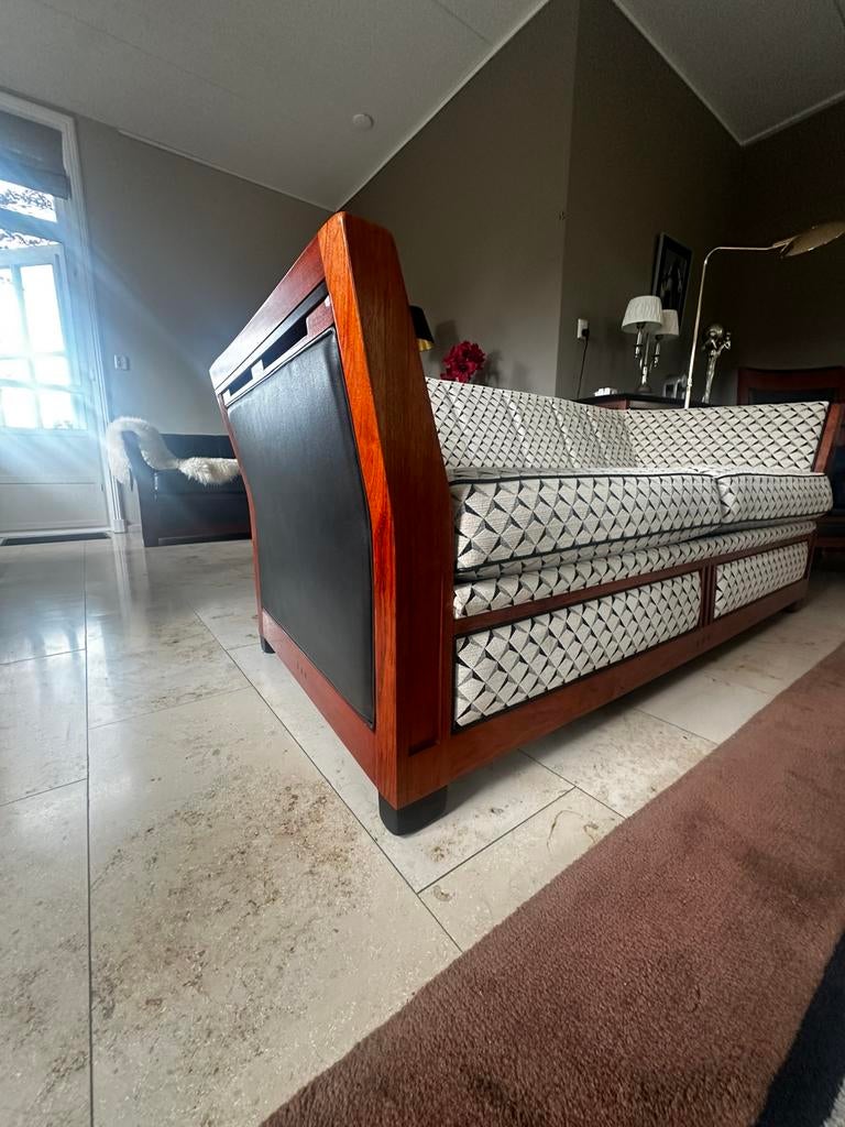Schuitema decoforma 2,5 zits “Lawrence” bank NIEUW, Art deco, 150 tot 200 cm, 75 tot 100 cm, Ophalen of Verzenden