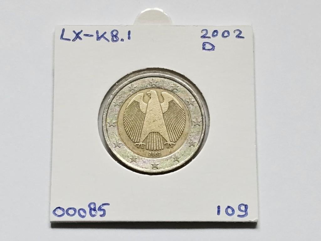 2-euromunt Duitsland (D) J 2002 Koers LX-K8.1, Postzegels en Munten, Munten | Europa | Euromunten, Ophalen of Verzenden, Duitsland