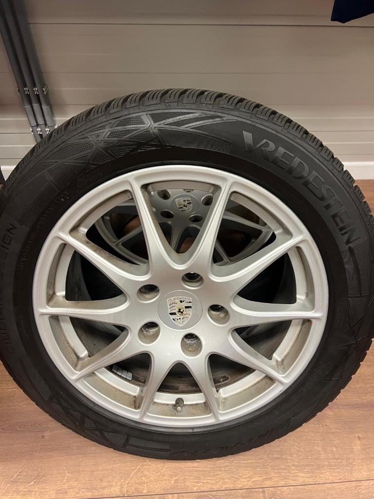 Winterbanden met velgen Porsche Cayenne, Ophalen, 18 inch, Banden en Velgen, Winterbanden