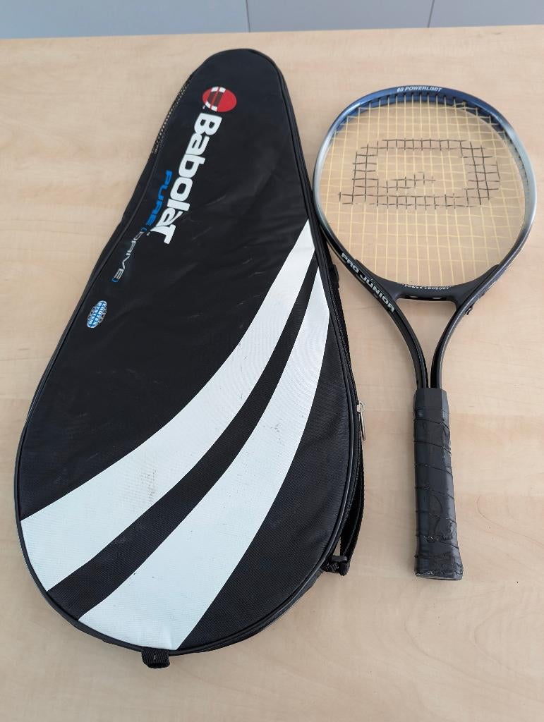 tennistas met racket junior, Gebruikt, L00, Ophalen of Verzenden, Racket