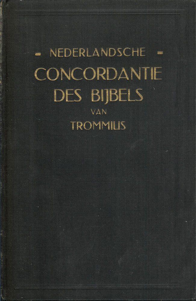 Trommius - Nederlandsche Concordantie des Bijbels., Boeken, Ophalen of Verzenden, Gelezen