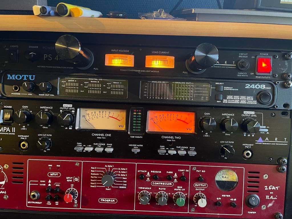Motu 2408 MK3 met PCI kaart, Ophalen, Gebruikt