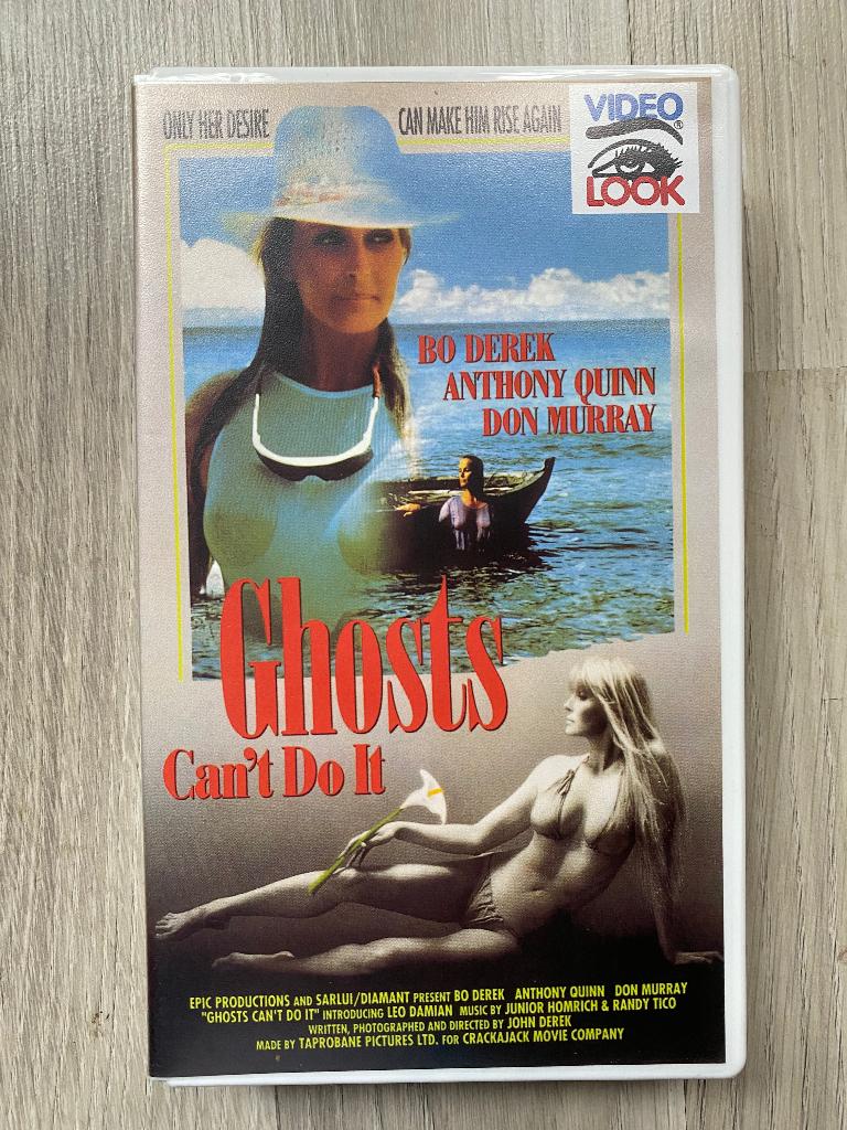 Ghosts Can't Do It VHS Bo Derek Anthony Quinn, Alle leeftijden, Ophalen of Verzenden, Gebruikt, Overige genres