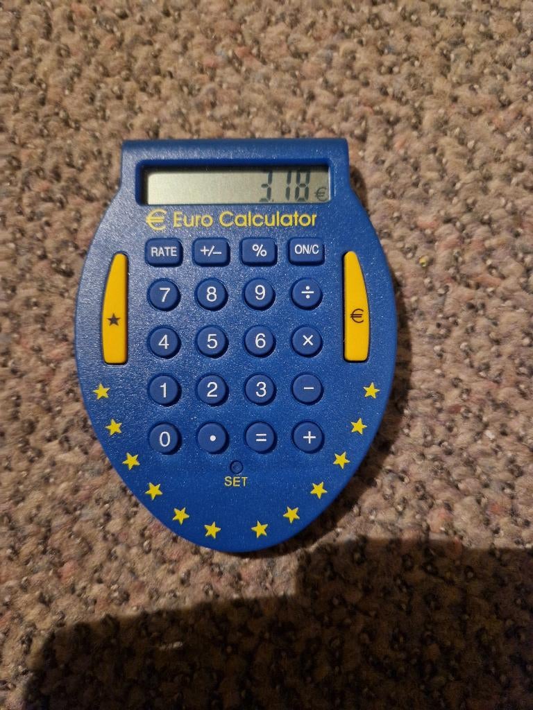 euro calculator, Ophalen of Verzenden, Zo goed als nieuw