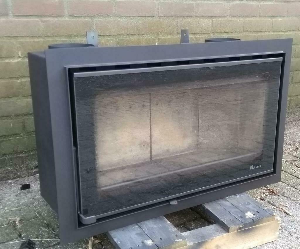zeer nette DIK GEURTS VISION 80 inbouwkachel, Houtkachel, Ophalen of Verzenden, Zo goed als nieuw, Inbouw