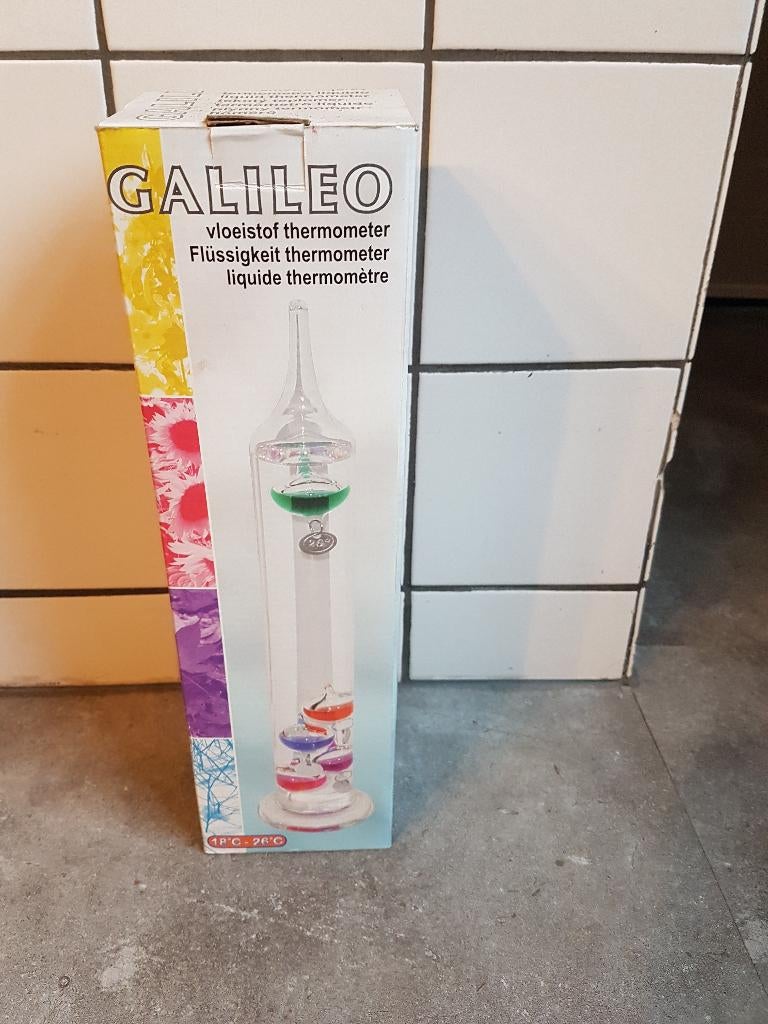 galileo vloeistof thermometer,, Ophalen, Nieuw, Binnenthermometer