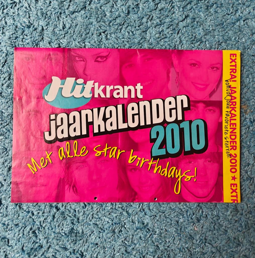 Hitkrant jaarkalender 2010, Ophalen of Verzenden, Jaarkalender, Nieuw