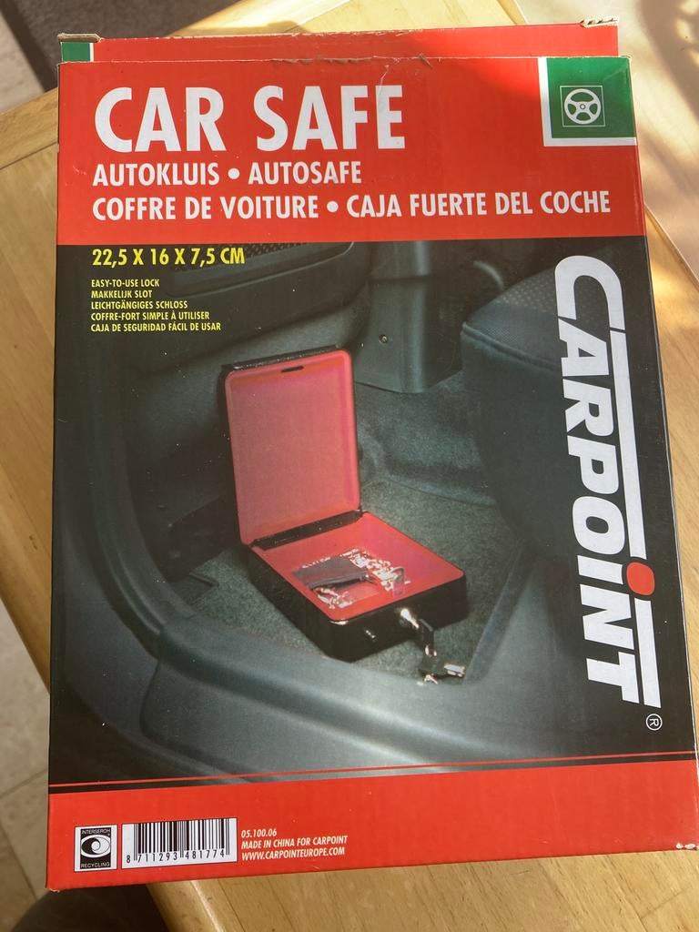 Kluisje voor auto, caravan en thuis CAR SAFE, Ophalen of Verzenden, Nieuw