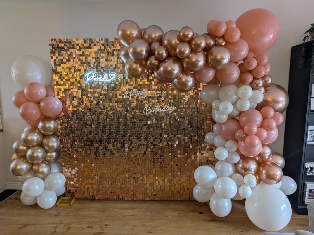 Glitter Shimmer Wall Achtergrond, Ophalen of Verzenden, Nieuw, Versiering, Verjaardag