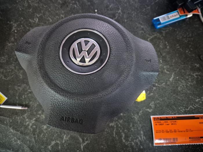 Airbag links (Stuur) van een Volkswagen Caddy, Gebruikt, -, Volkswagen, -