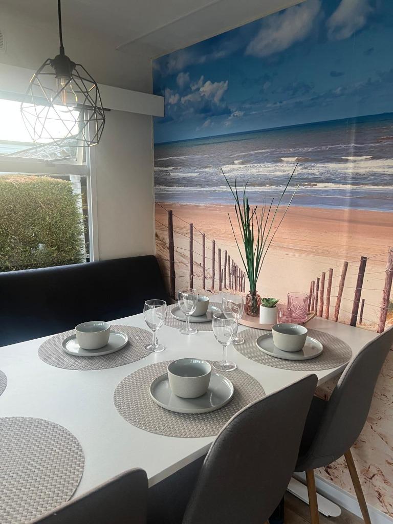 Ameland, Hollum stacaravan 6- pers te huur. Boek voor 2026!, 2 slaapkamers, Waddeneilanden, Recreatiepark, Internet