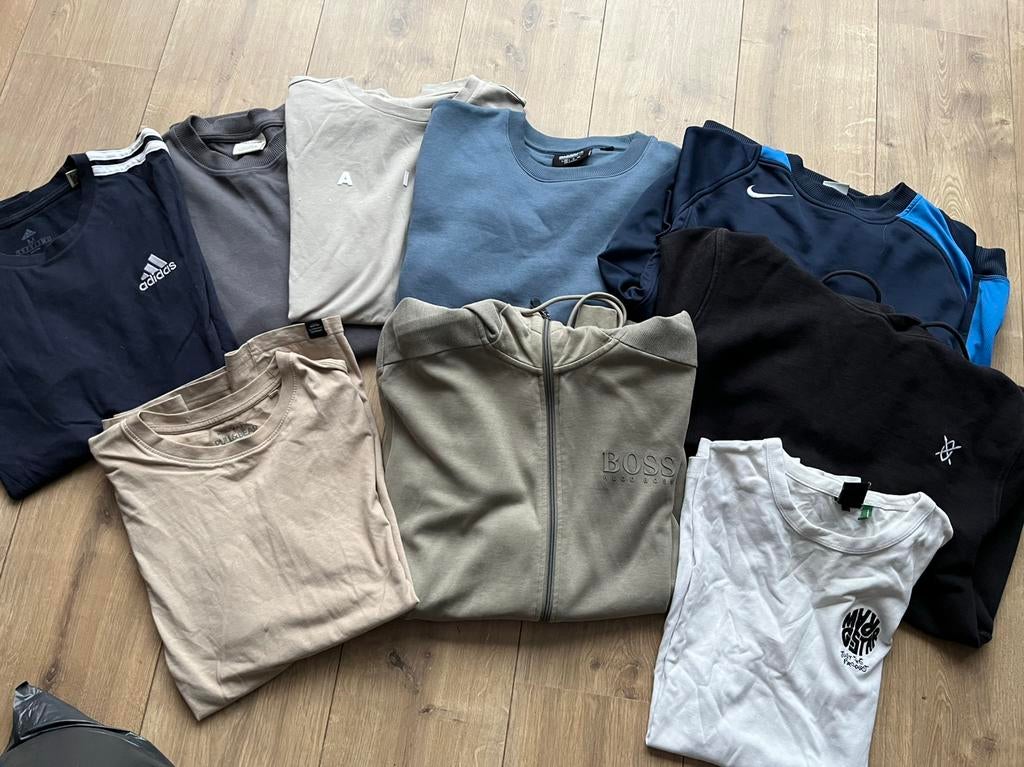 Pakket heren kleding maat M, Kleding | Heren, Heren-kledingpakketten, Ophalen of Verzenden, Gedragen, Maat 48/50 (M)