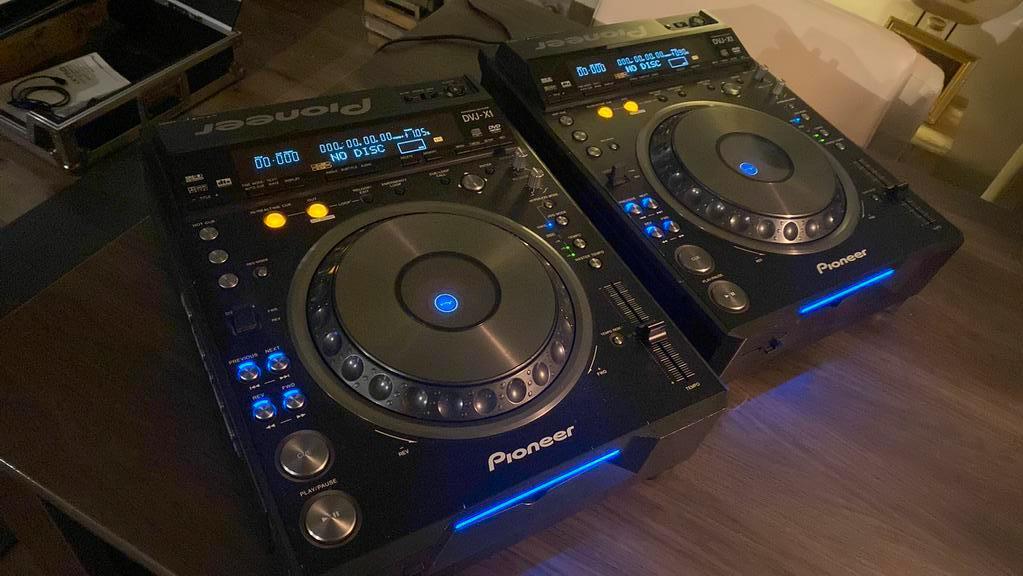 Pioneer DVJ-X1 DVD/CD player set 2 x !! uniek en mooi, Dj-set, Ophalen of Verzenden, Zo goed als nieuw, Pioneer