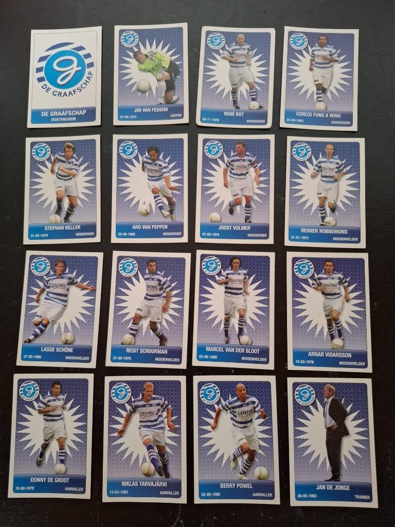 Complete set kaarten De Graafschap 2007-08, Ophalen of Verzenden, Zo goed als nieuw, Buitenlandse clubs, Poster, Plaatje of Sticker
