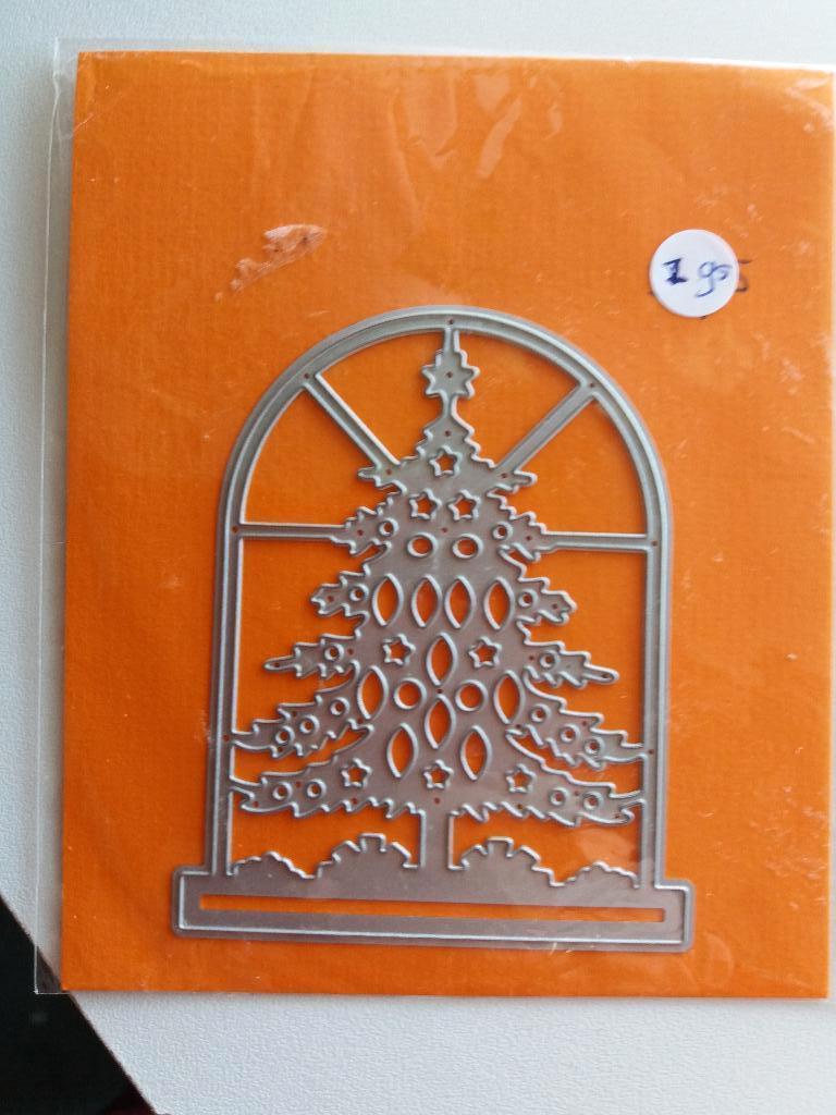 Mal raam met kerstboom., Ophalen of Verzenden, Zo goed als nieuw, Kerst, Pons of Mal