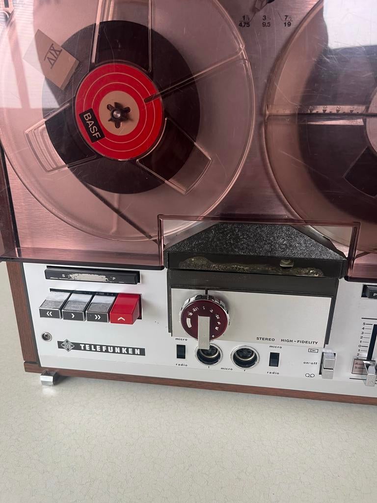 Bandrecorder telefunken, Antiek en Kunst, Antiek | Tv's en Audio, Ophalen of Verzenden