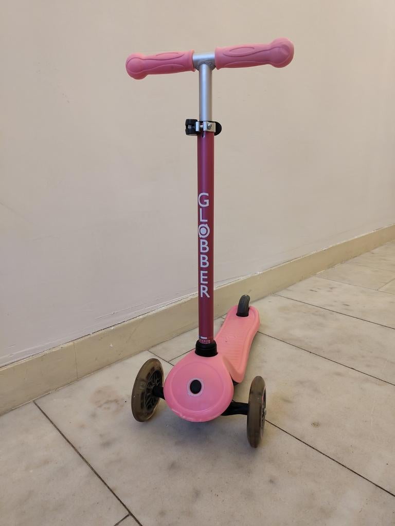 Step Globber Roze met licht - identiek aan micro mini step, Ophalen of Verzenden, Zo goed als nieuw, Overige typen