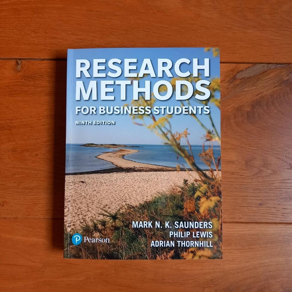 Research Methods, Boeken, Studieboeken en Cursussen, Pearson, Ophalen of Verzenden, Beta, WO