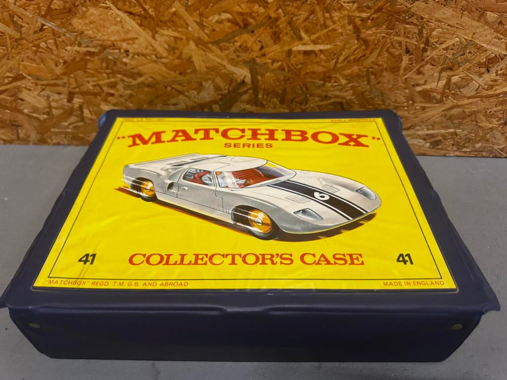 Matchbox Collector's Case No.41 incl. 40+ auto's -Rek4, Gebruikt, Ophalen of Verzenden, X, X