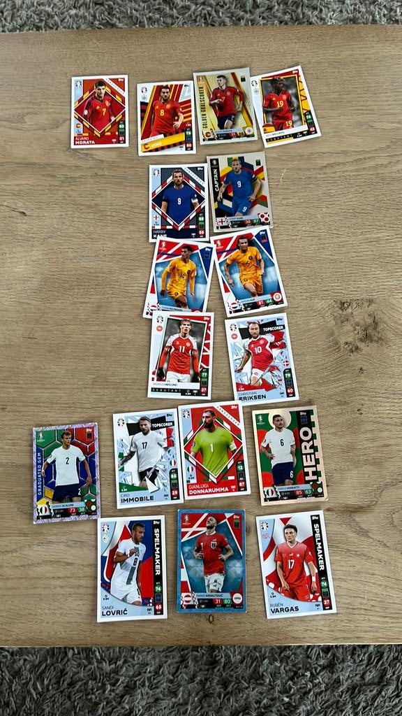 Euro 2024 math attax kaarten, Albert Heijn, Ophalen of Verzenden