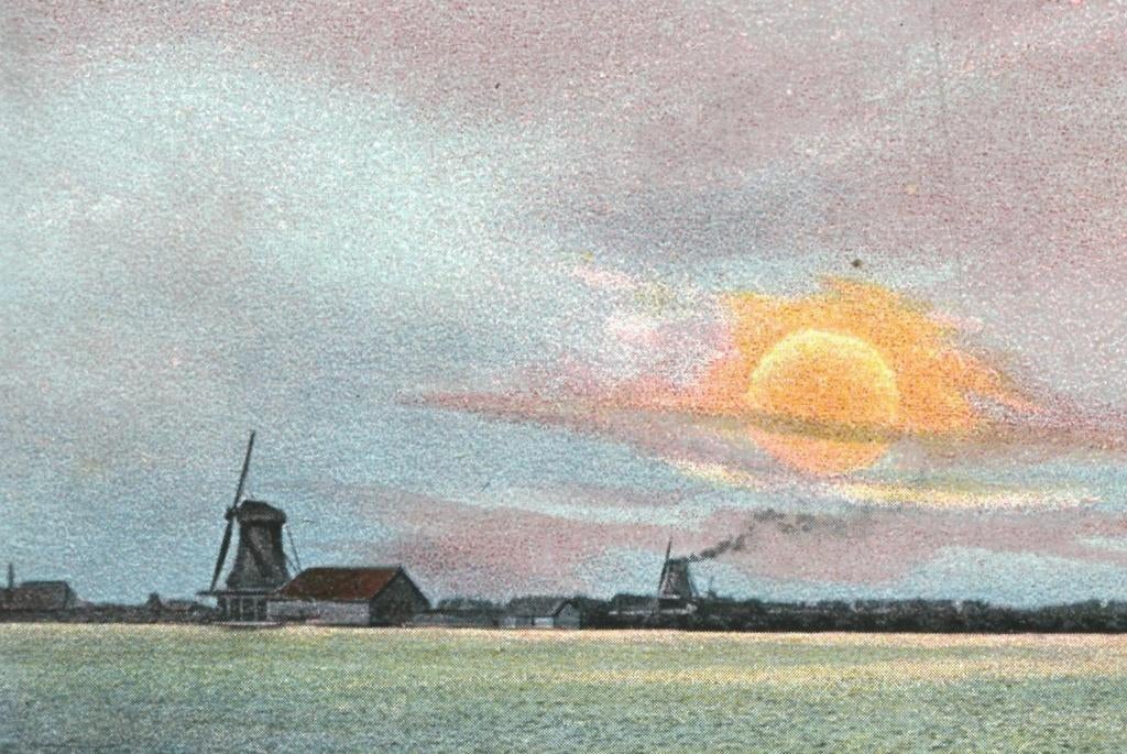 992039 Zaandam Molen Molens Nette oude kaart onbeschreven, Ophalen of Verzenden, 1920 tot 1940, Ongelopen, Noord-Holland
