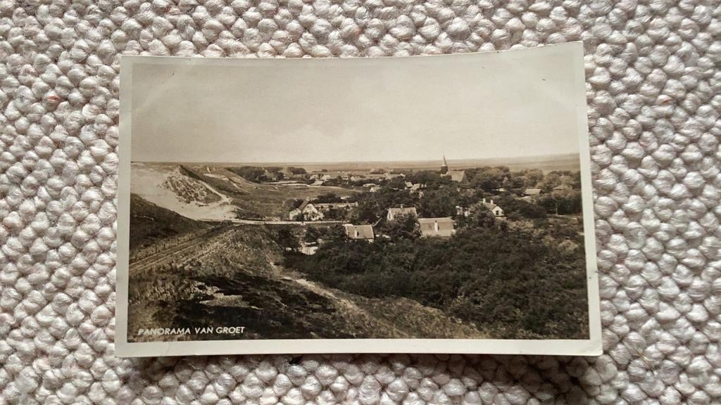 Ansichtkaart Panorama van Groet 1936. 939, Ophalen of Verzenden, 1920 tot 1940, Gelopen, Noord-Holland