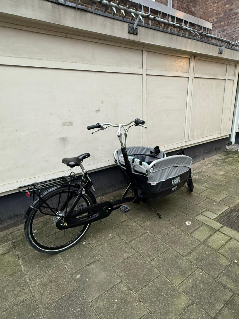 Gazelle cabby bakfiets zeer goeie conditie, Ophalen, Zo goed als nieuw, Gazelle, Versnellingen