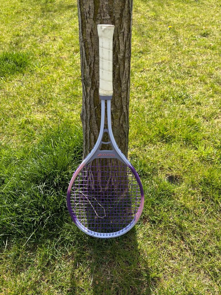 Vintage Rucanor Rainbow Alu JR Tennisracket, Sport en Fitness, Tennis, Gebruikt, Ophalen of Verzenden, Racket, L2