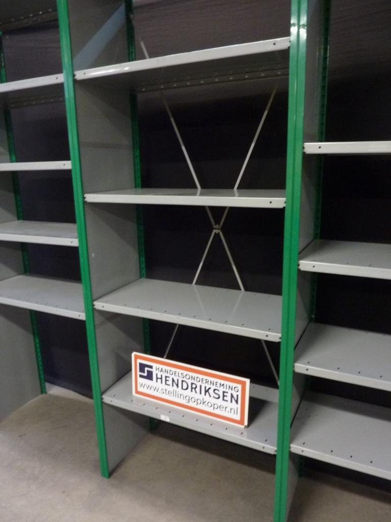 Nette stalen stelling Dexion 50cm diep Legbordstelling, Handelsonderneming Hendriksen, Ophalen of Verzenden, Info@stellingopkoper.nl