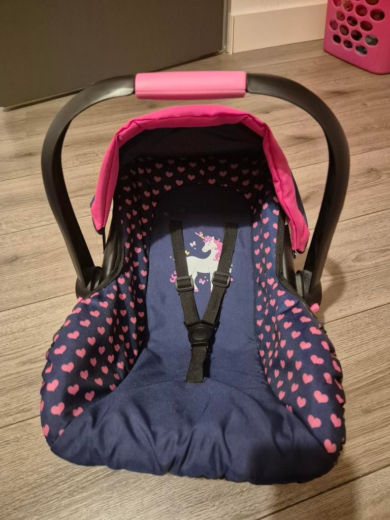 Poppen maxi cosi van Bayer, Ophalen, Autogordel, Zo goed als nieuw, 0 t/m 13 kg