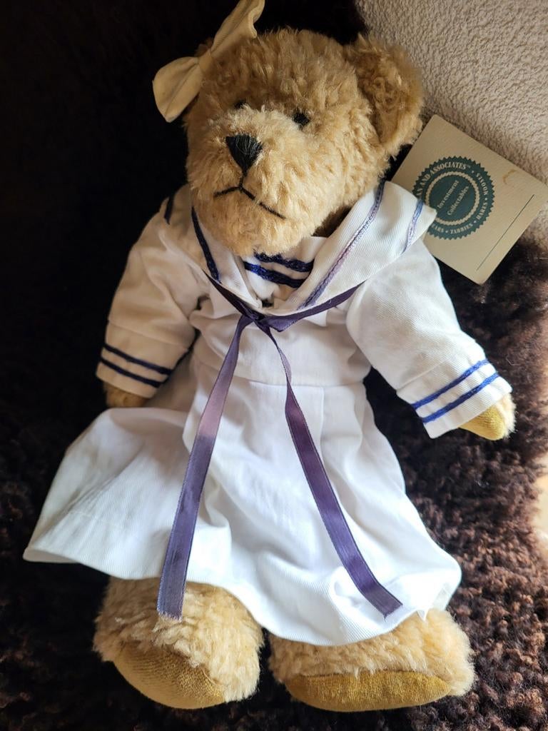 Boyds Bear Plush - Lydia Fitzbruin (14") met label, Ophalen of Verzenden, Zo goed als nieuw, Overige merken