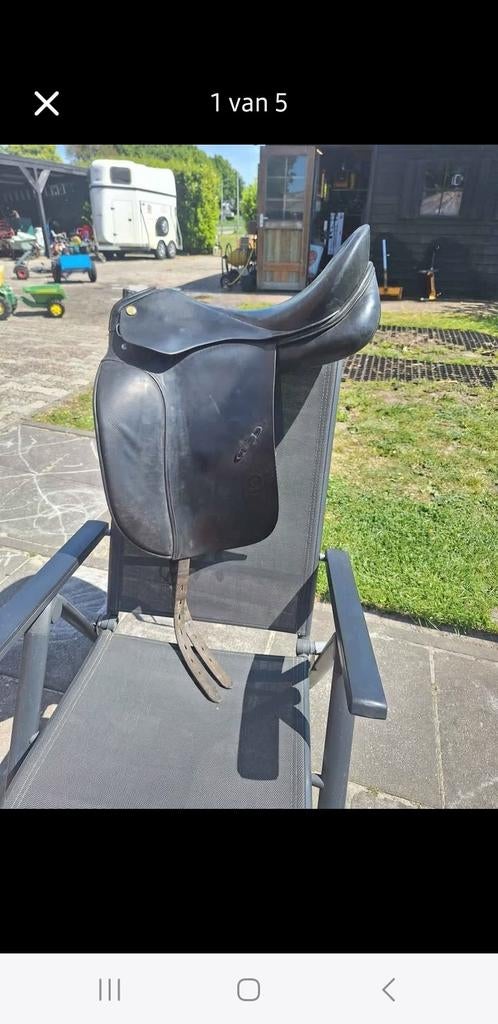 Dressuurzadel 18inch Otto Schumacher, Ophalen, Gebruikt, Dressuur