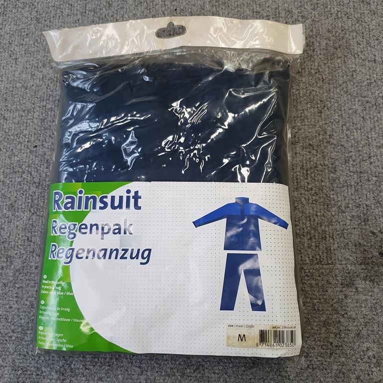 NIEUW Regenpak blauw maat M Rainsuit regenkleding, Ophalen of Verzenden, Nieuw, M, Bovenkleding