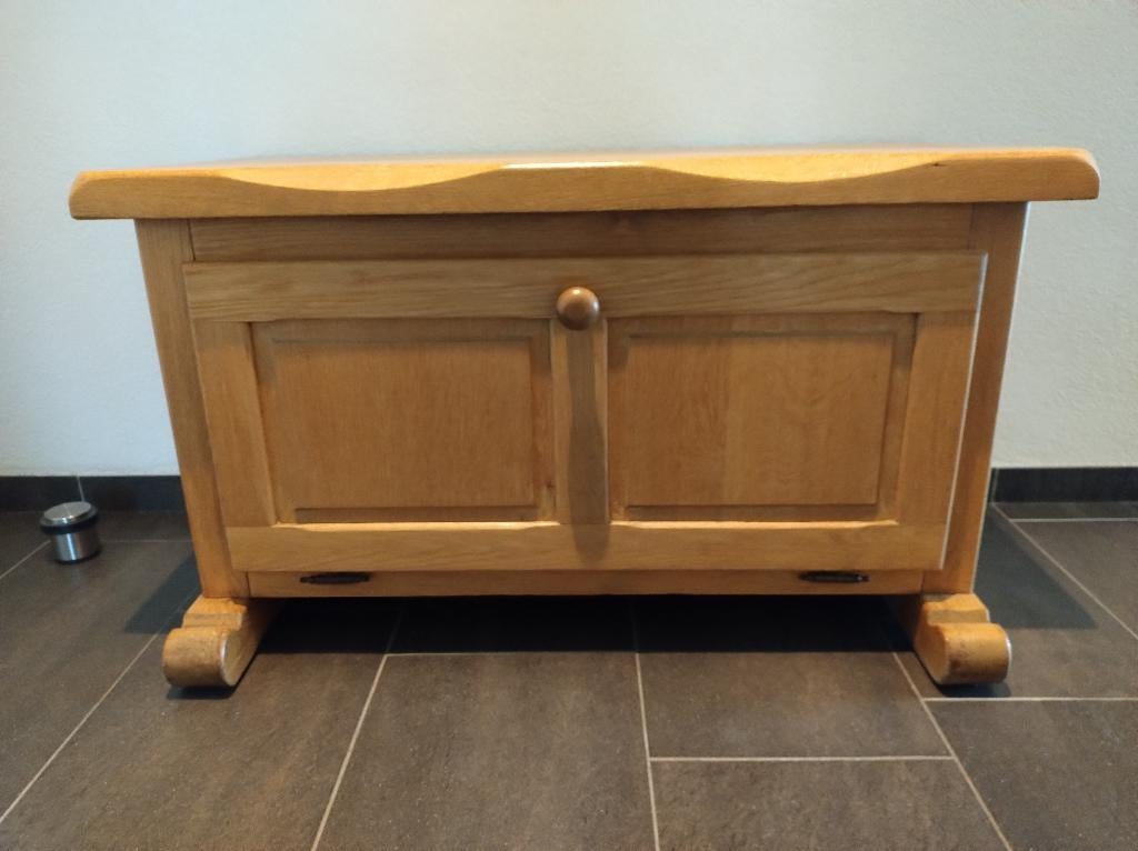 eiken dekenkist, Ophalen, Minder dan 50 cm, Gebruikt, 50 tot 100 cm