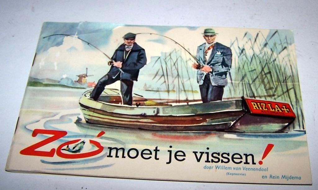 Zó moet je vissen! Rizla plaatjesboek. Compleet/izgs., Ophalen of Verzenden, Zo goed als nieuw, Rizla, Plaatjesalbum