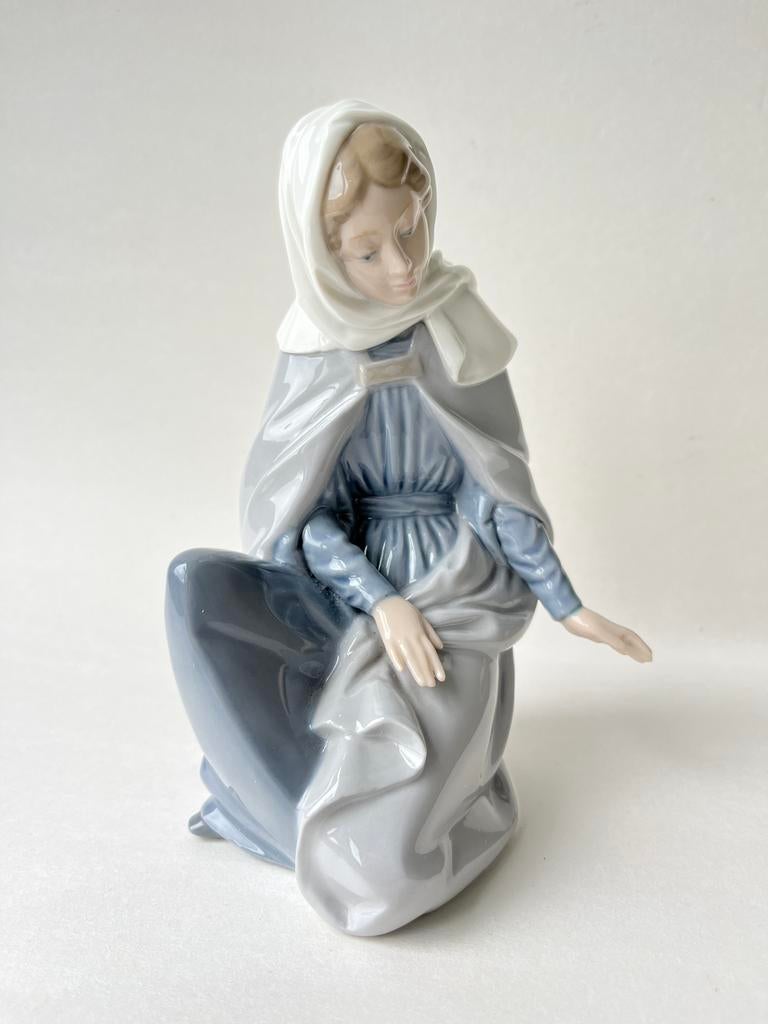 Nao by Lladro, Daisa 1981 porseleinen Maria beeld, Diversen, Kerst, Ophalen, ., Zo goed als nieuw, .