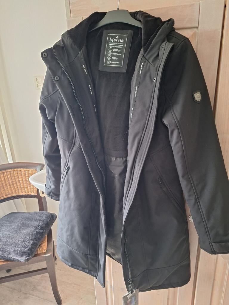 Winterjas Kjelvik XL zwart NIEUW️, Ophalen of Verzenden, Nieuw, Maat 46/48 (XL) of groter, Zwart