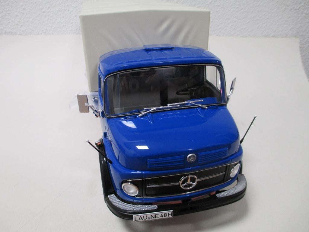 Mercedes-Benz L911 Canvas Truck Schuco 1/18, Ophalen of Verzenden, Nieuw, Overige typen, Overige merken