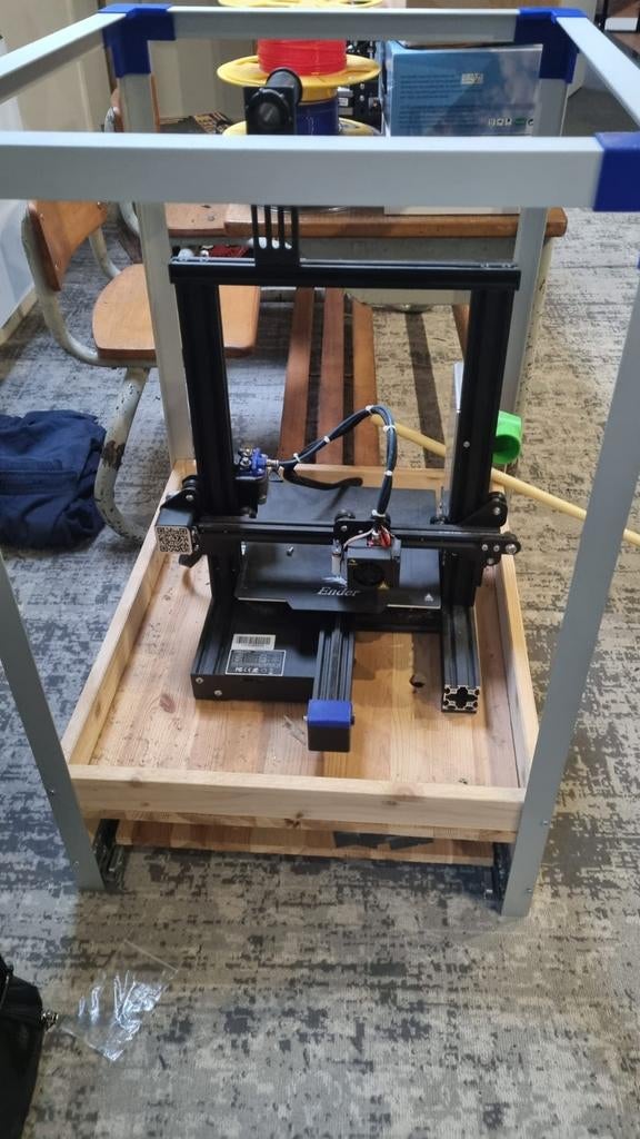 Ender 3 Pro Project met veel onderdelen en filament, Computers en Software, 3D Printers, Ophalen of Verzenden, Gebruikt, Creality